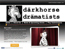 Tablet Screenshot of darkhorsedramatists.com